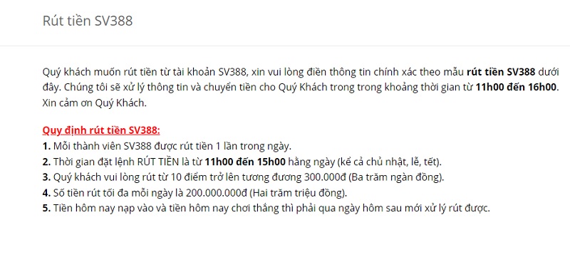 Hướng Dẫn Rút Tiền SV388 Nhanh Chóng – Bước Đến Tự Do Tài Chính